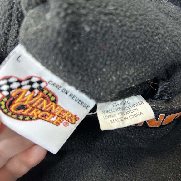 Nascare Jacket Mens Large Tony Stewart Winners Circle Fleece #20 - Picture 7 of 13
